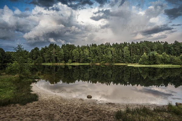 Lake with water reflection