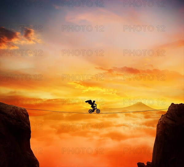 Boy with angel wings