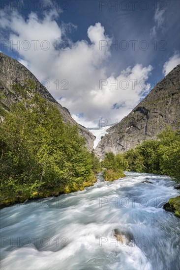 Briksdalselva Glacier River