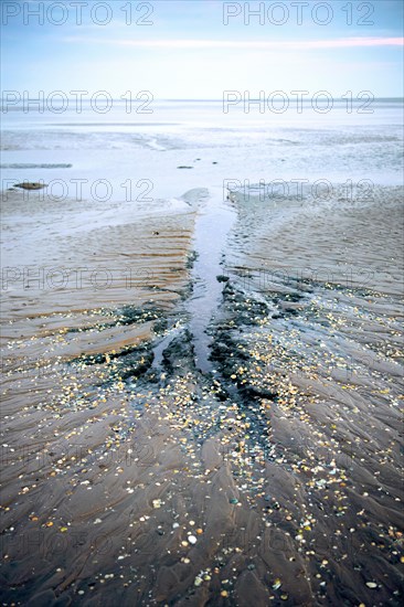 Sunrise in the Wadden Sea