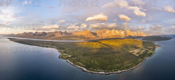 Panorama of the Lyngen Alps