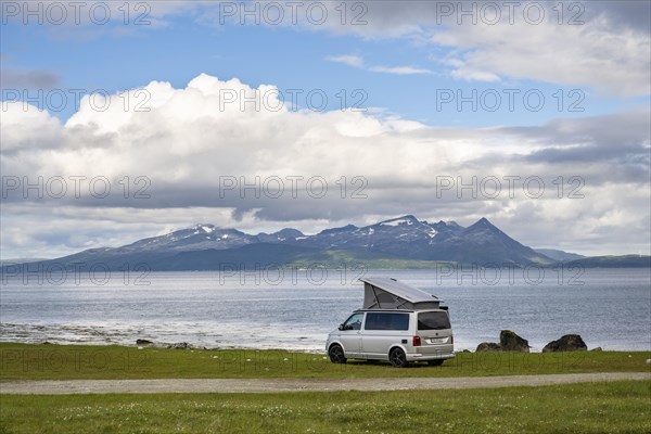 Camper on the beach