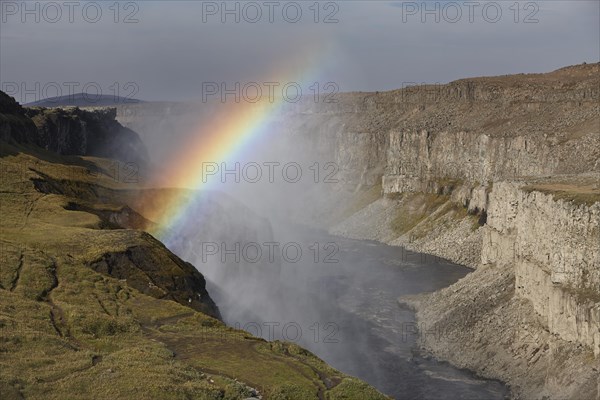 Joekulsargljufur Gorge with Joekulsa a Fjoellum River