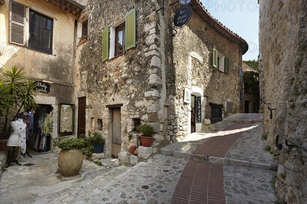 Alley in picturesque village