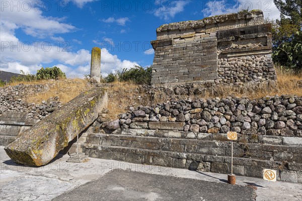 Mitla archeological site from the Zapotec culture