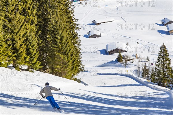 Finish slope of the Gruensee downhill run