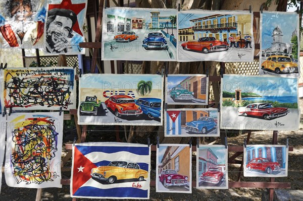 Fabric paintings