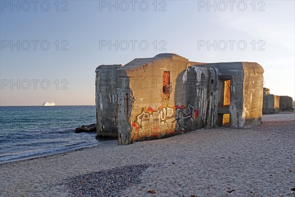 Remains of old bunkers