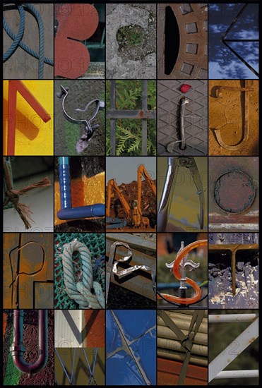 Alphabet in objects