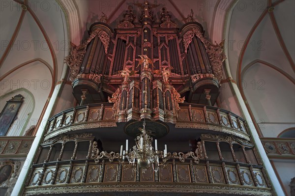 Large baroque organ