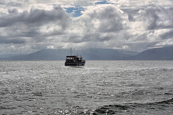 Excursion boat in Dingle Bay