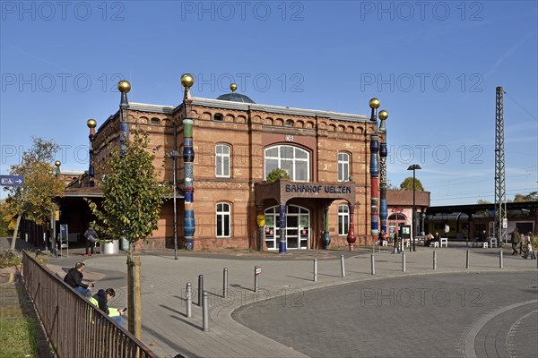 Hundertwasser railway station in Uelzen