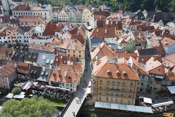 Town view from the castle tower