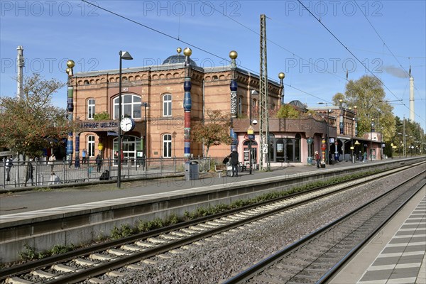Hundertwasser railway station in Uelzen