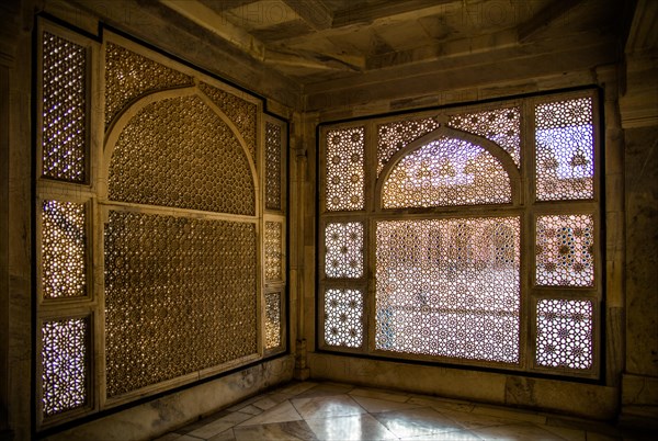 Filigree stone windows