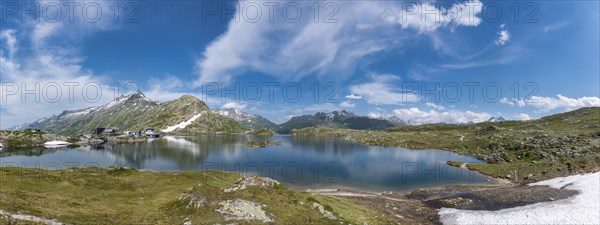 Landscape with Lake of the Dead on the Grimsel Pass