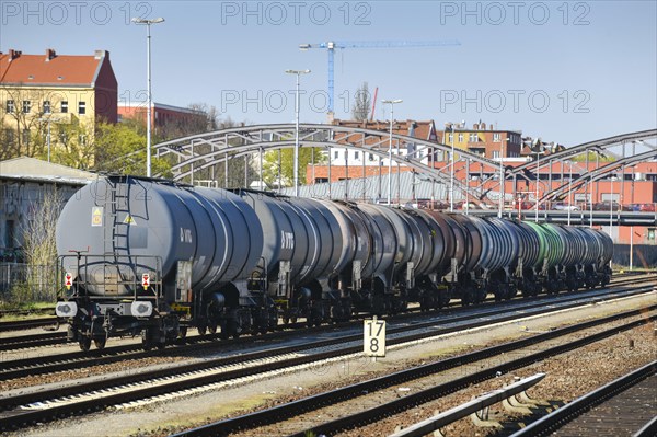 Goods train near Hermannstrasse station