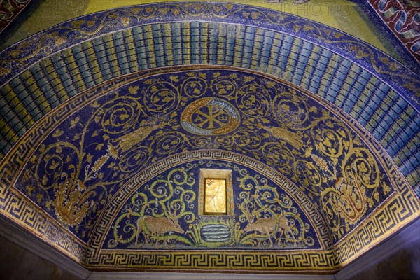 Mosaics in the Mausoleum of Galla Placidia