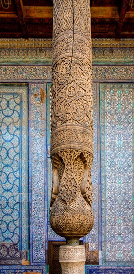 Harem with very elaborately worked ayvans
