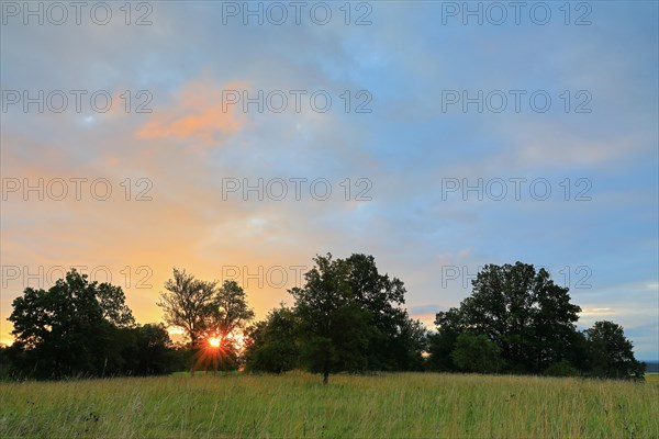 Sunrise over the NSG Kreuzbuehl
