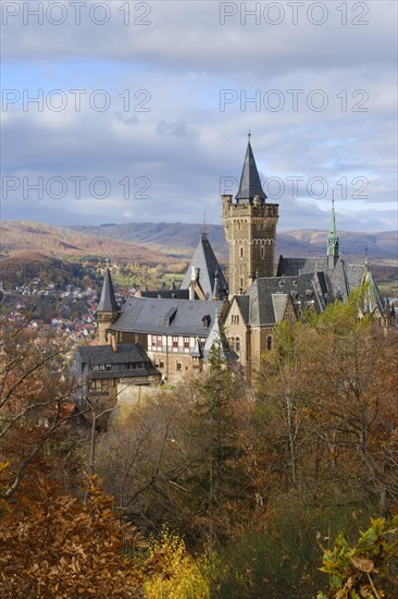View of Wernigerode Castle from the Agnesberg