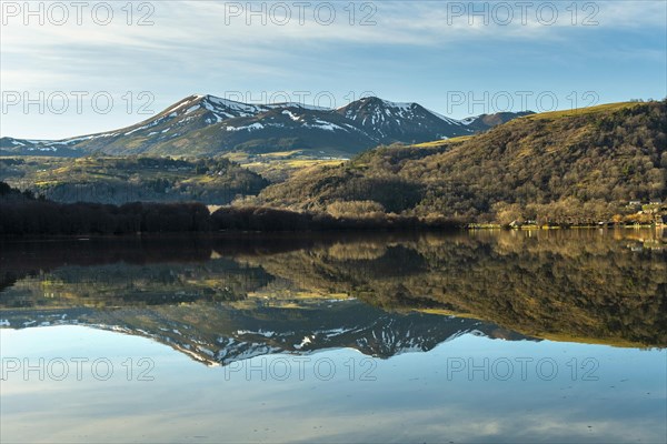 Lake Chambon in winter