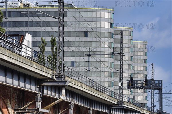 BVG Headquarters in the Trias Towers along the Spree. Berlin