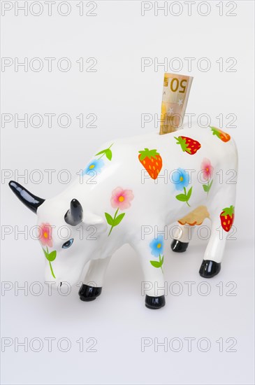 Porcelain money box