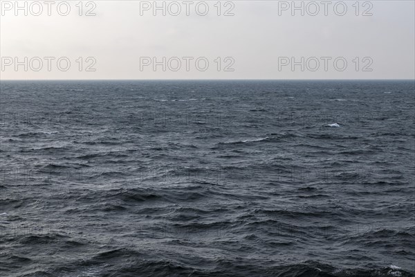 Water surface at wind force 3 to 4 Beaufort