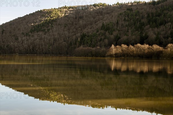 Lake Chambon in winter