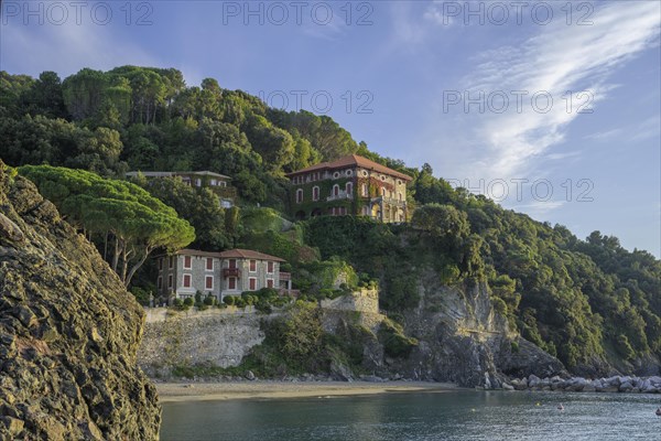 View of villas from the harbour pier