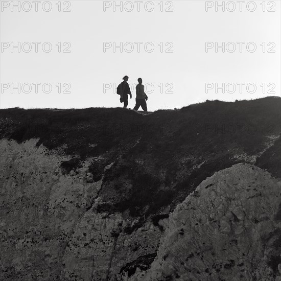 Couple walking
