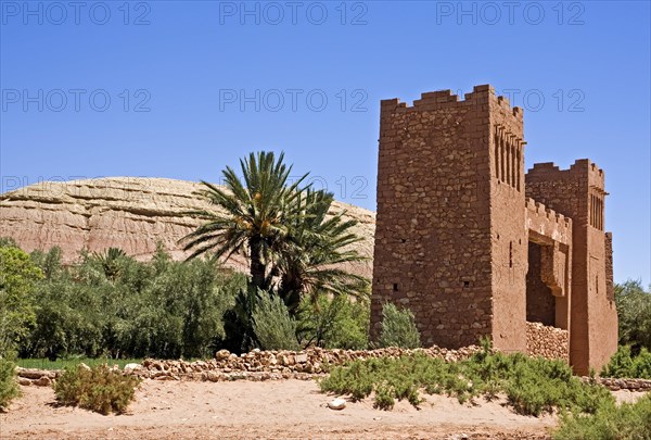 The monumental gate was built for the American feature film 'Sodom and Gomorrah'