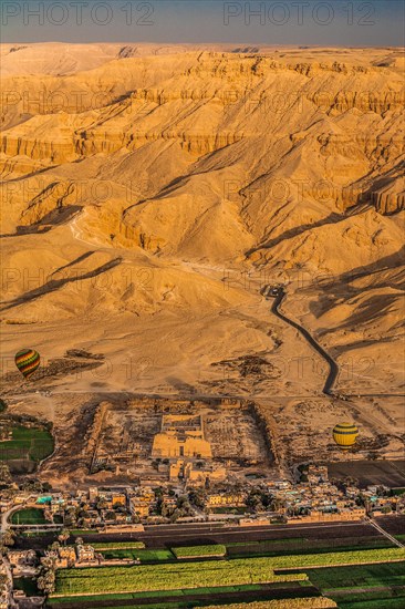 Bird's eye view of Medinet Habu