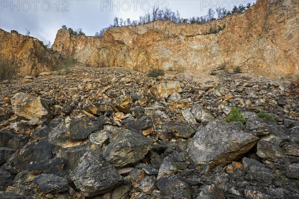 Disused porphyry quarry