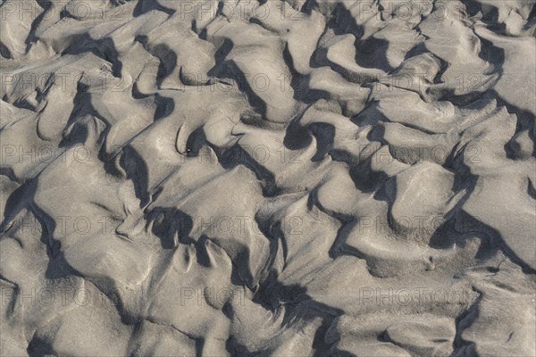 Sand with pattern at low tide