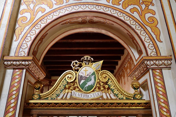 Detail in the mission church Catedral Inmaculada