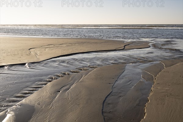 Outflowing water
