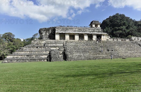 Pre-Columbian Maya site of Palenque