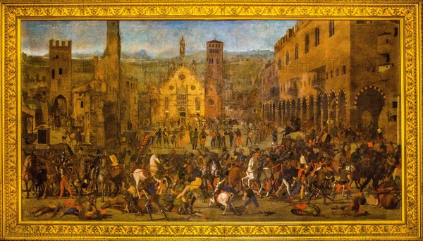 Painting of Mantua glorifying the victorious struggles of the Gonzaga family