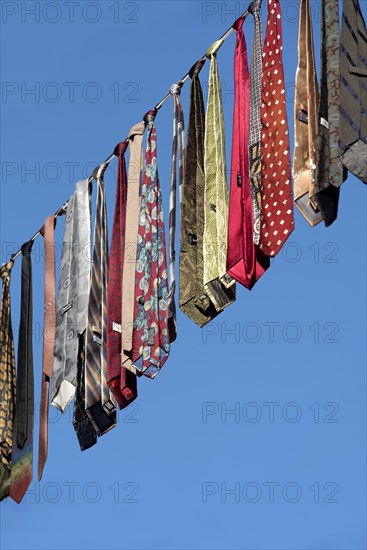 Ties hung on a leash from an action for peace by Soroptimist International