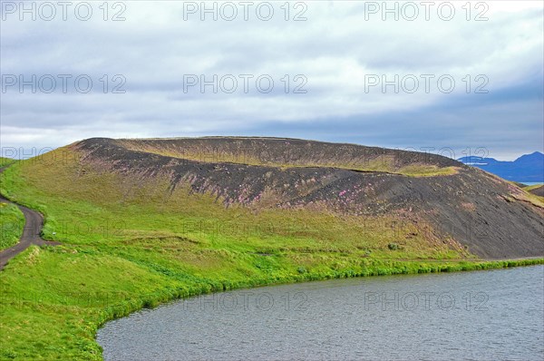Pseudo-crater at Lake Myvatn