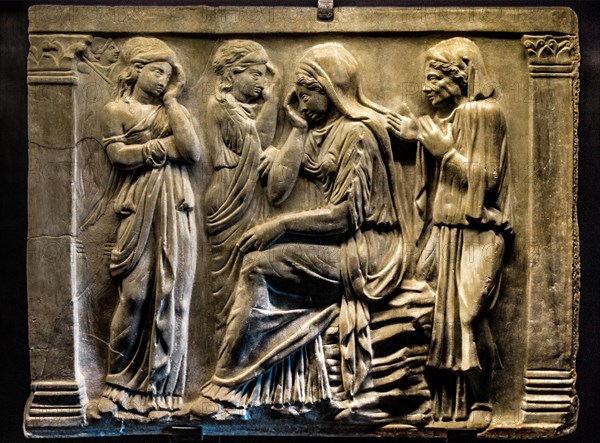 Scene of the fall of Troy