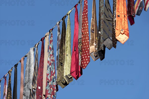 Ties hung on a leash from an action for peace by Soroptimist International
