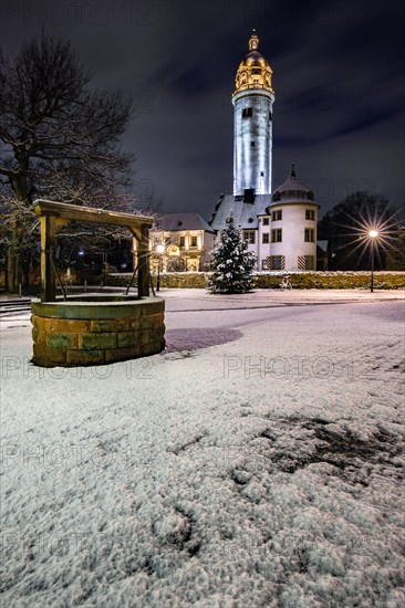 The district of Hoechst with its castle