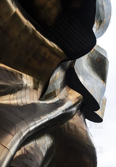 Corrugated exterior facade