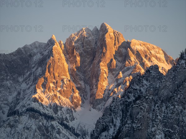 Summit of the Hochtor Group in the evening light