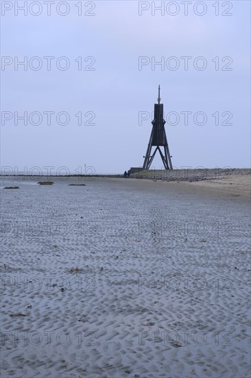 Kugelbake at Grimmershoern Bay