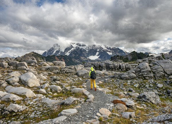 Hikers on trail on Table Mountain