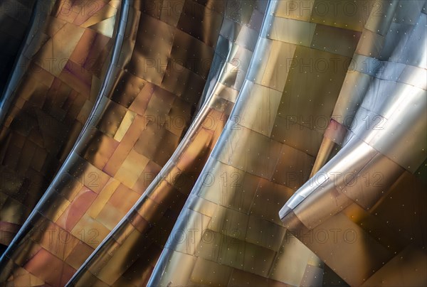 Corrugated exterior facade